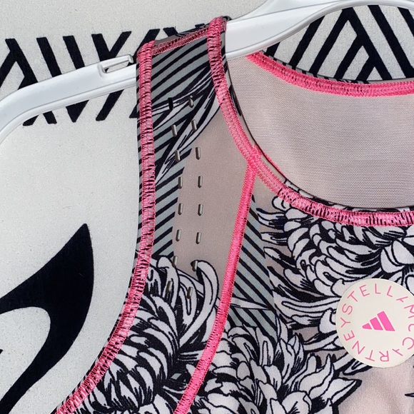 Adidas by Stella McCartney crop top sz XL pink new - Picture 8 of 8